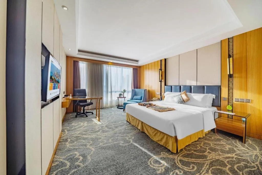 Bed in Changsha Xiaoxiang Huatian Hotel