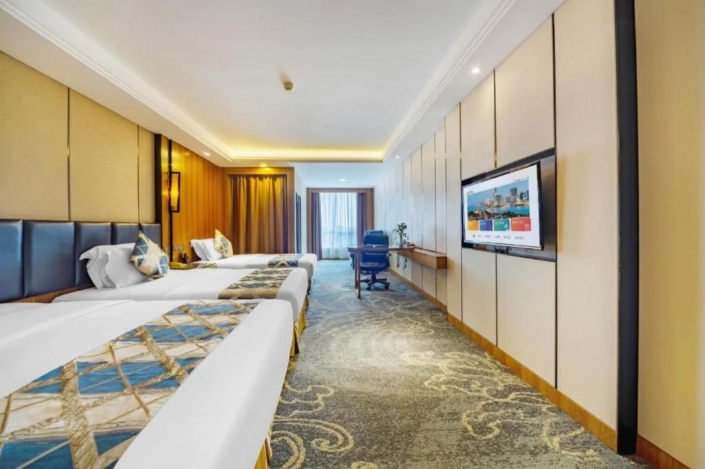 Bed in Changsha Xiaoxiang Huatian Hotel