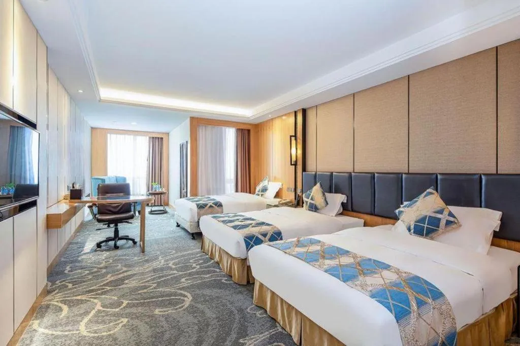 Bed in Changsha Xiaoxiang Huatian Hotel