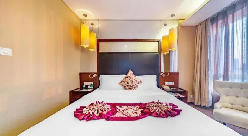 Bed in Changsha Xiaoxiang Huatian Hotel Bed in Changsha Xiaoxiang Huatian Hotel