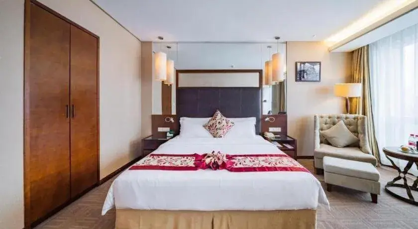 Bed in Changsha Xiaoxiang Huatian Hotel Bed in Changsha Xiaoxiang Huatian Hotel