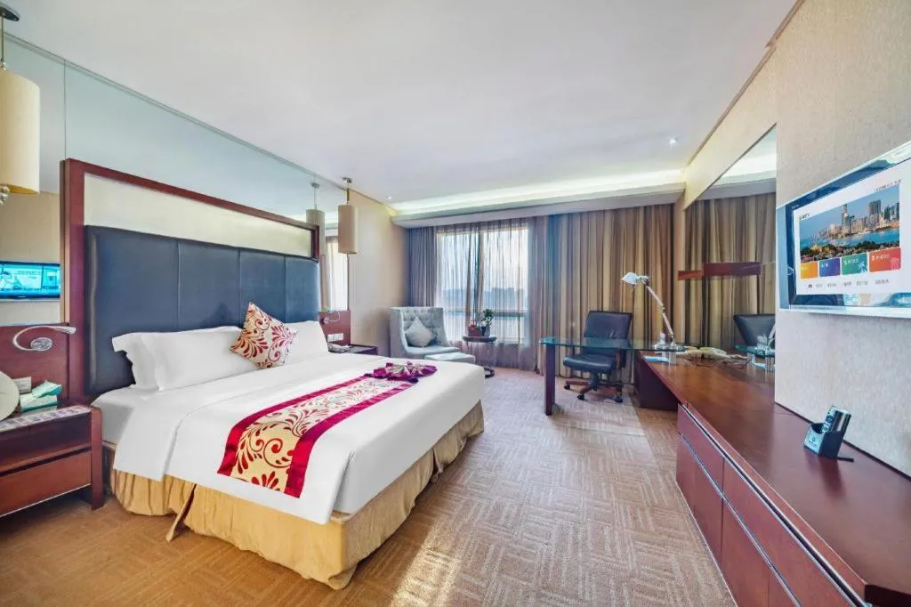 Bed in Changsha Xiaoxiang Huatian Hotel