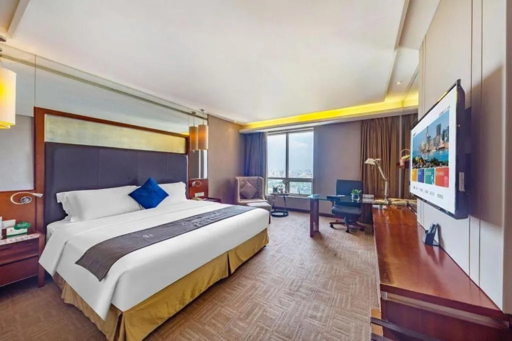 Bed in Changsha Xiaoxiang Huatian Hotel