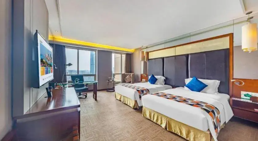 Bed in Changsha Xiaoxiang Huatian Hotel Bed in Changsha Xiaoxiang Huatian Hotel