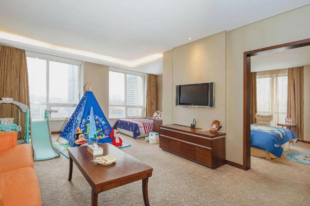 Bed in Changsha Xiaoxiang Huatian Hotel