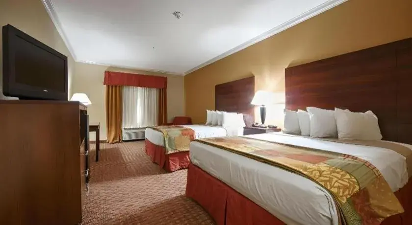 Bed in Best Western Eufaula Inn Bed in Best Western Eufaula Inn