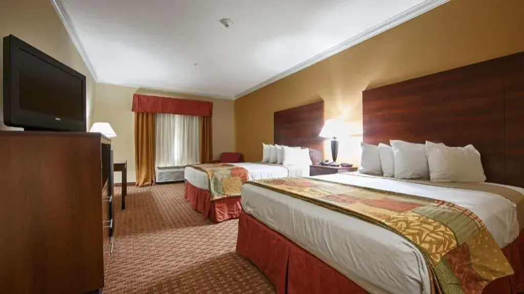 Bed in Best Western Eufaula Inn Bed in Best Western Eufaula Inn