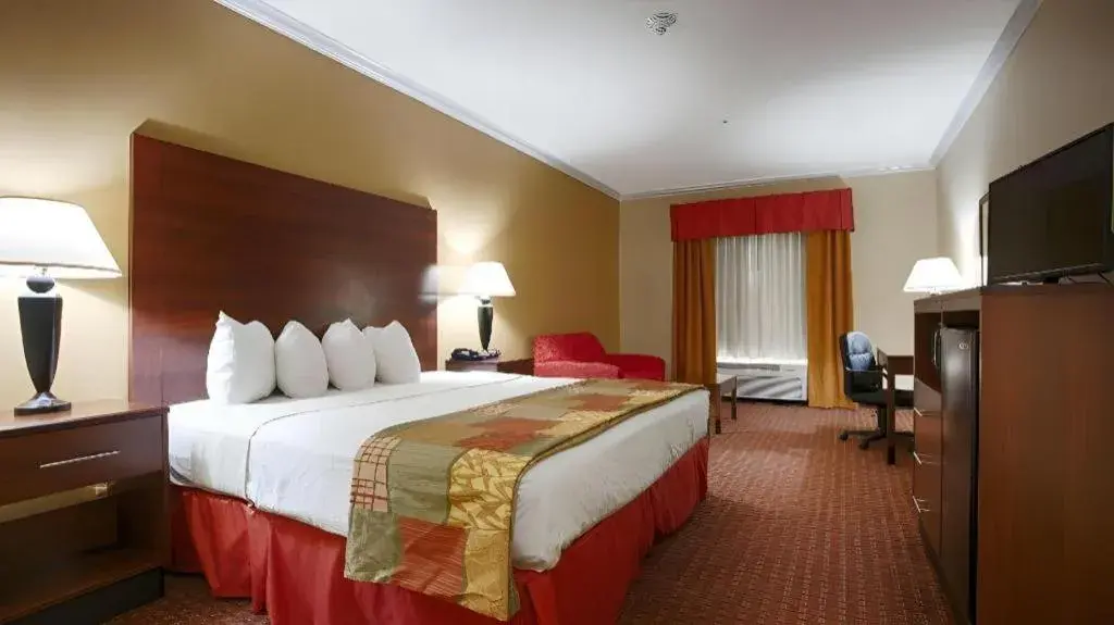 Bed in Best Western Eufaula Inn Bed in Best Western Eufaula Inn