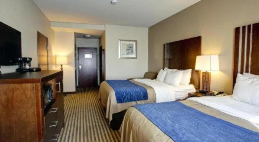 Bed in Comfort Inn & Suites Navasota