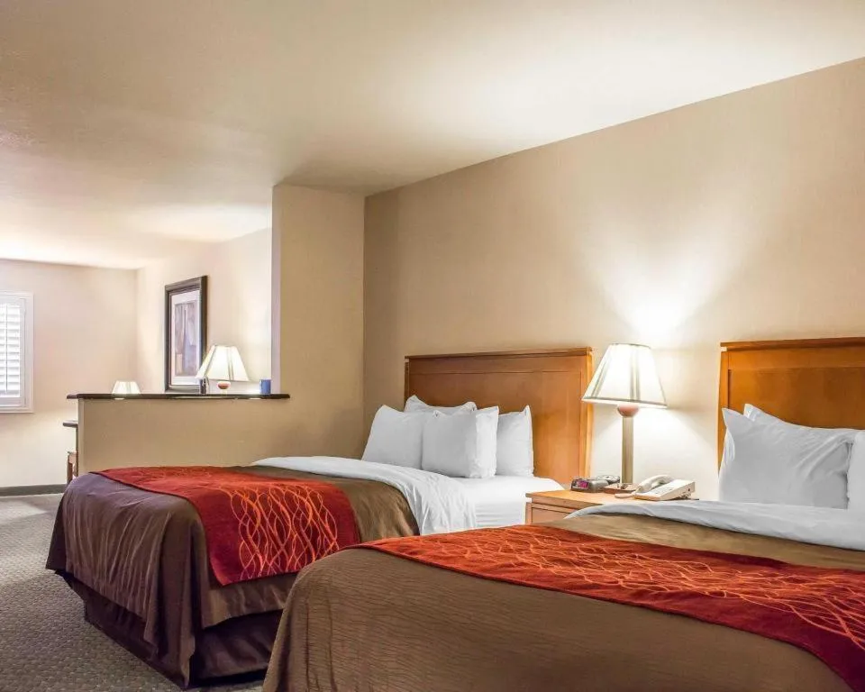 Bed in Comfort Inn and Suites Thatcher