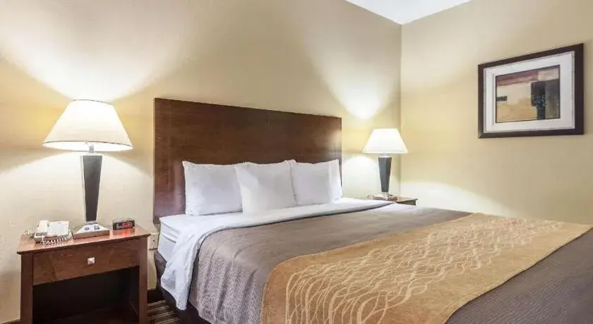 Bed in Quality Inn Clarksdale Bed in Quality Inn Clarksdale