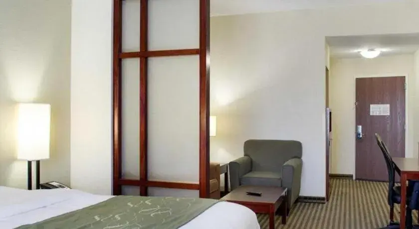 Bed in Comfort Suites Greenwood Bed in Comfort Suites Greenwood