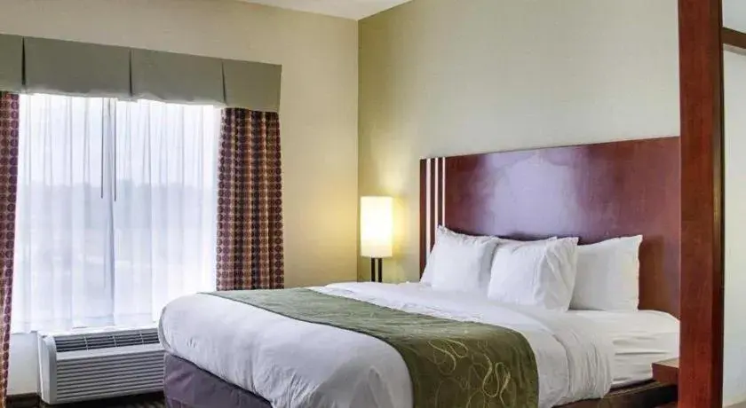 Bed in Comfort Suites Greenwood Bed in Comfort Suites Greenwood