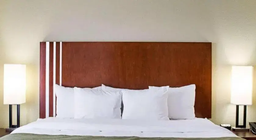 Bed in Comfort Suites Greenwood Bed in Comfort Suites Greenwood