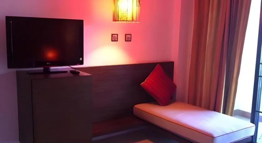 Bed in PhoomThai Garden Hotel