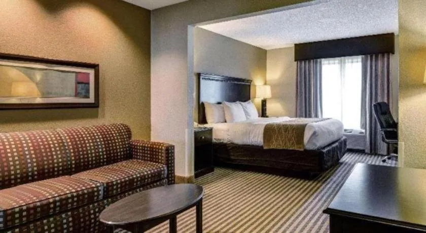 Bed in Comfort Inn & Suites Hot Springs Midtown