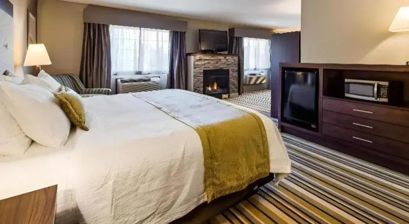 Bed in Best Western Stanton Inn Bed in Best Western Stanton Inn