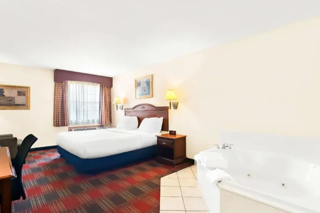 Bed in Best Western Stateline Lodge Bed in Best Western Stateline Lodge