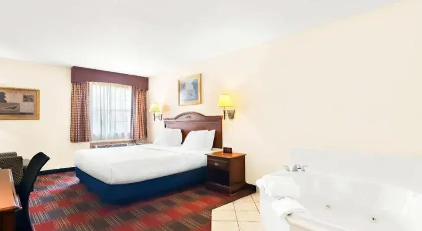 Bed in Best Western Stateline Lodge Bed in Best Western Stateline Lodge