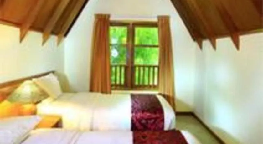 Bed in Tanjung Lesung Beach Hotel