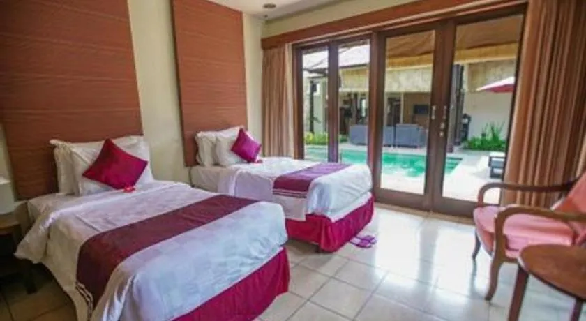 Bed in Tanjung Lesung Beach Hotel