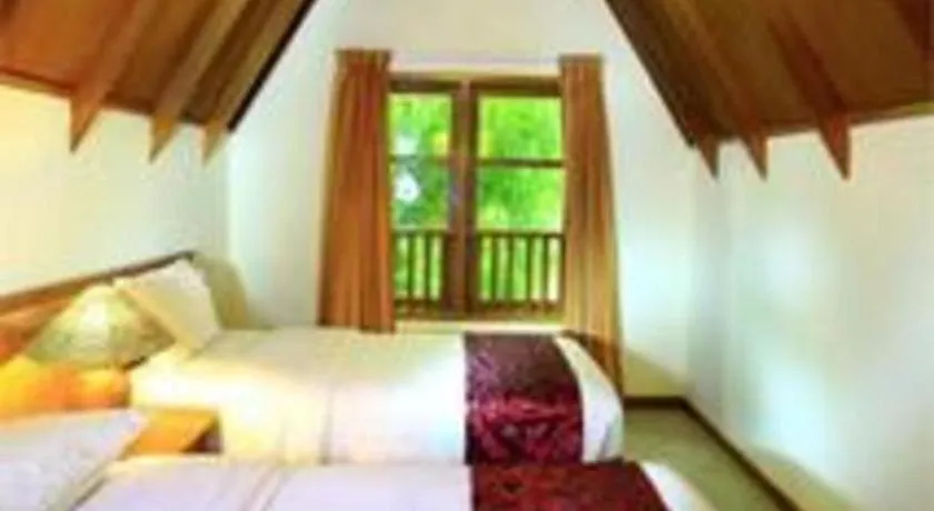 Bed in Tanjung Lesung Beach Hotel