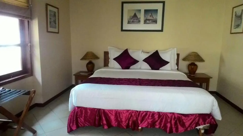 Bed in Tanjung Lesung Beach Hotel