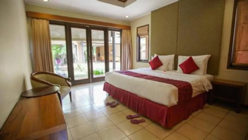 Bed in Tanjung Lesung Beach Hotel