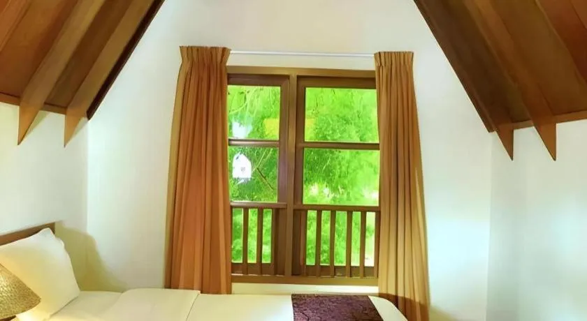 Bed in Tanjung Lesung Beach Hotel