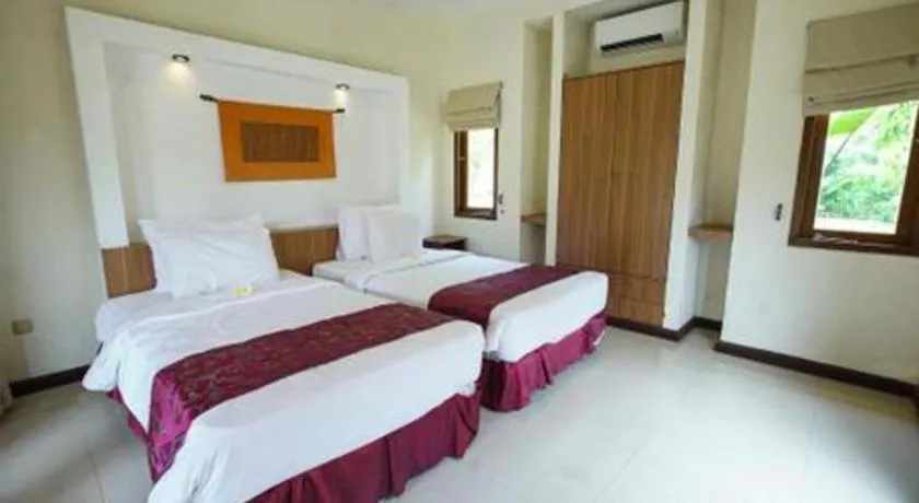 Bed in Tanjung Lesung Beach Hotel