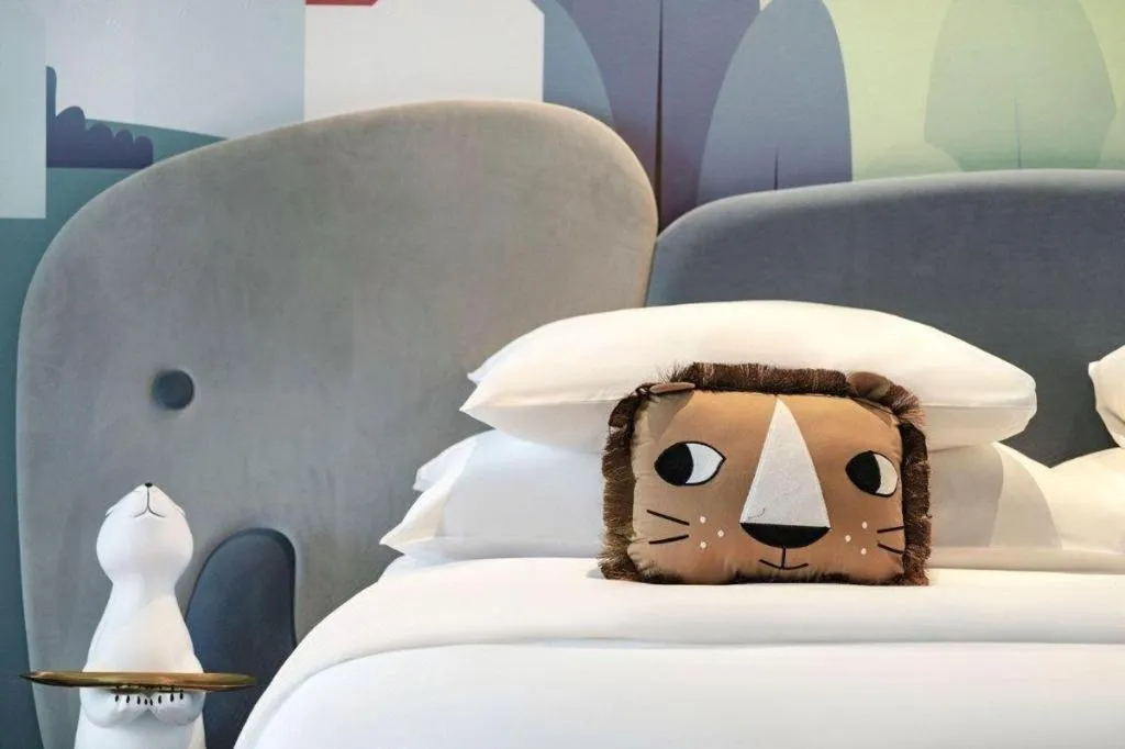 Bed in New Century Grand Hotel Zhuji Yaojiang