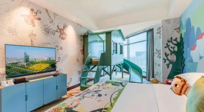 Bed in New Century Grand Hotel Zhuji Yaojiang