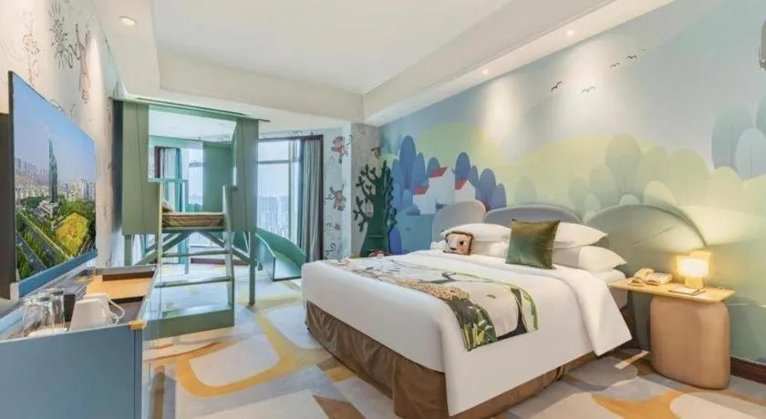 Bed in New Century Grand Hotel Zhuji Yaojiang