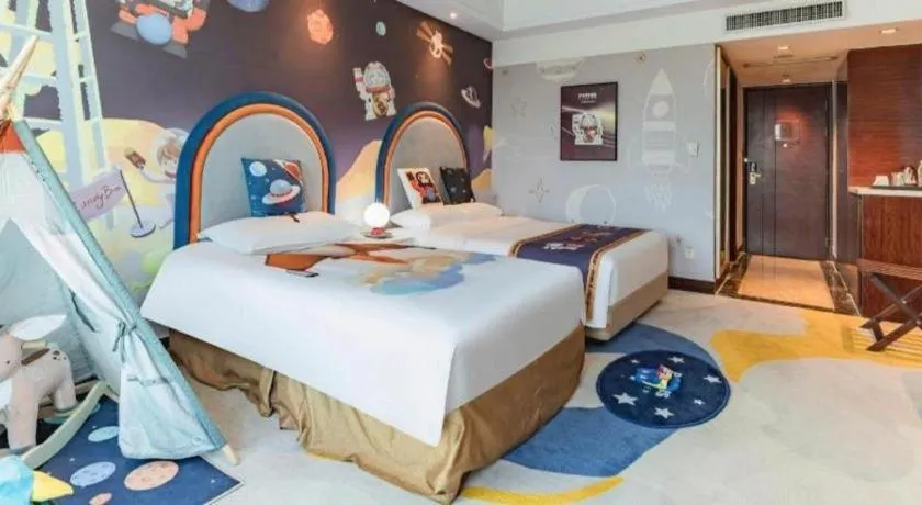 Bed in New Century Grand Hotel Zhuji Yaojiang