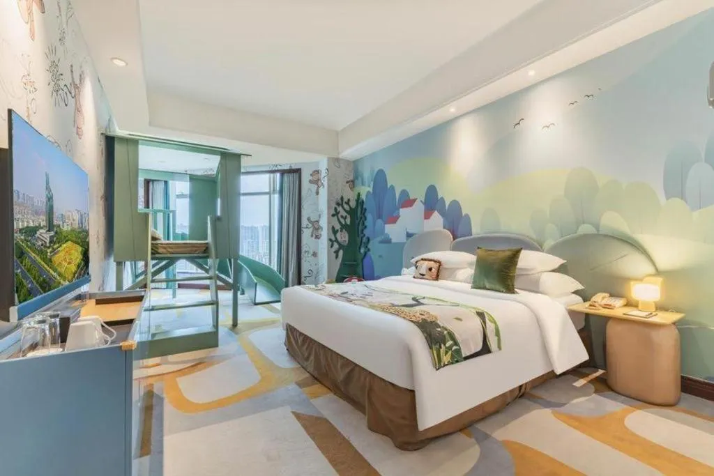 Bed in New Century Grand Hotel Zhuji Yaojiang