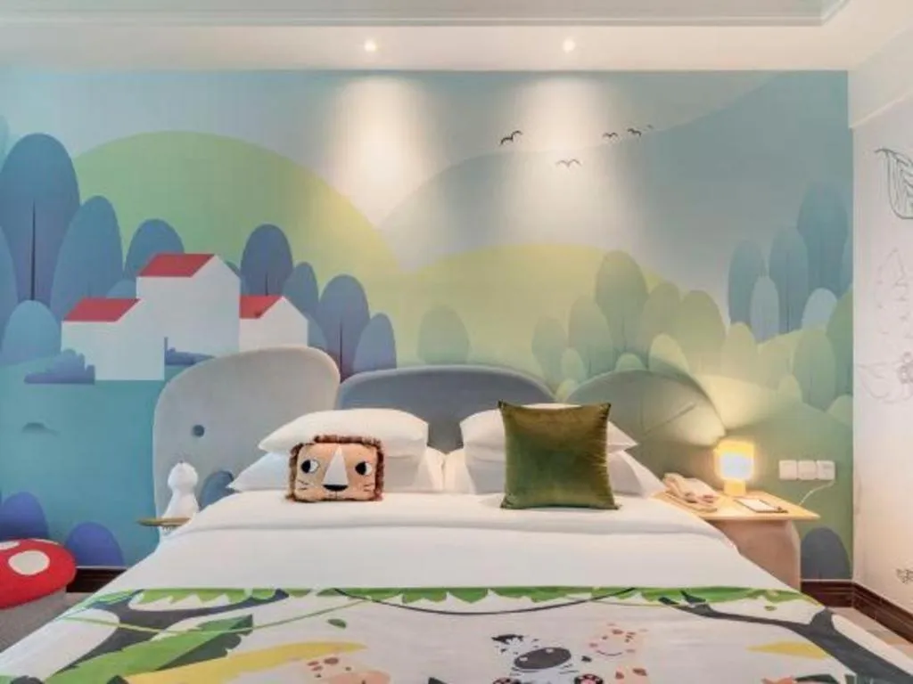 Bed in New Century Grand Hotel Zhuji Yaojiang