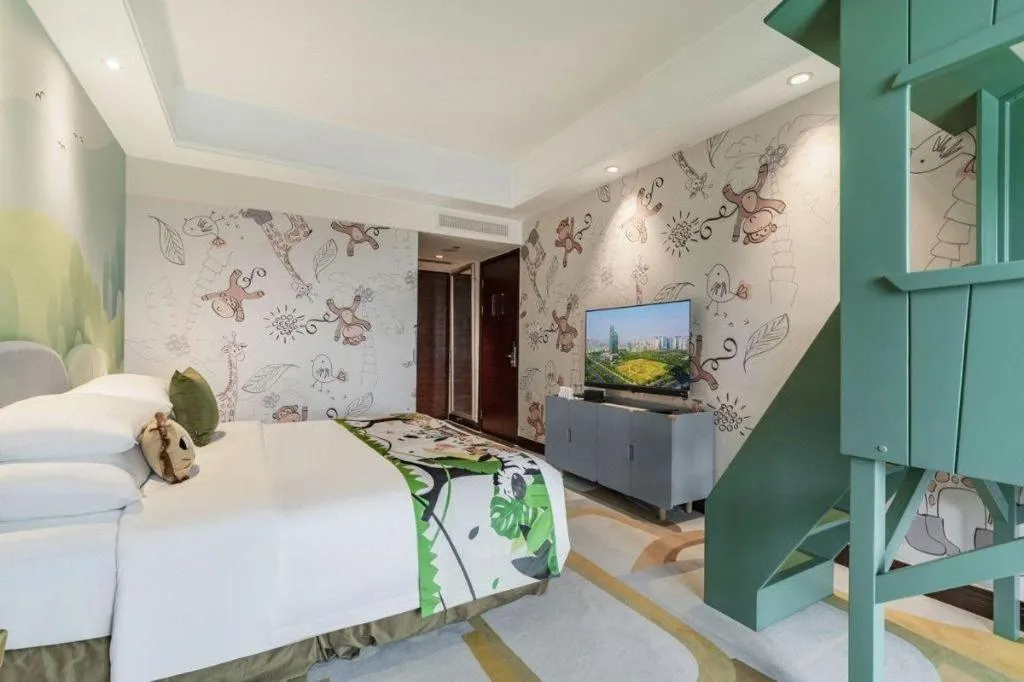 Bed in New Century Grand Hotel Zhuji Yaojiang