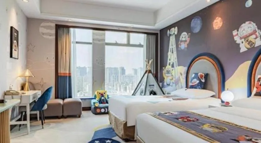 Bed in New Century Grand Hotel Zhuji Yaojiang