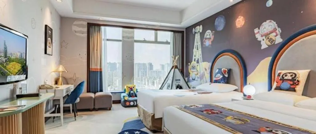 Bed in New Century Grand Hotel Zhuji Yaojiang