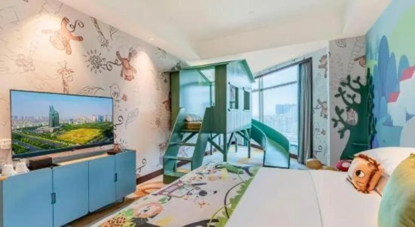 Bed in New Century Grand Hotel Zhuji Yaojiang