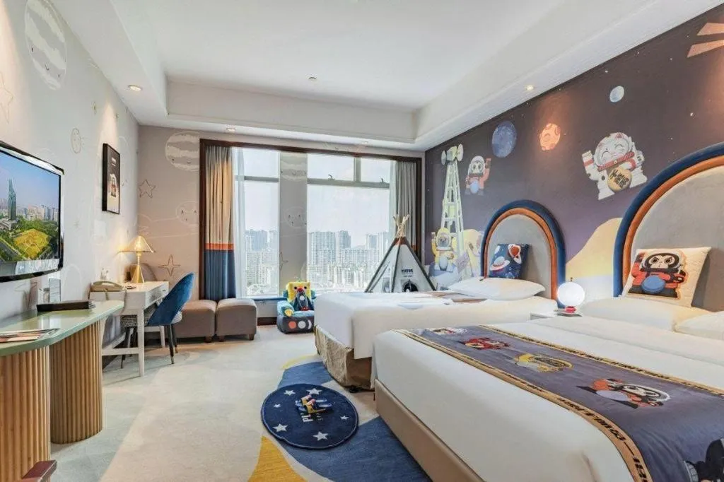 Bed in New Century Grand Hotel Zhuji Yaojiang