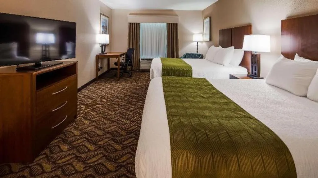 Bed in Best Western Athens