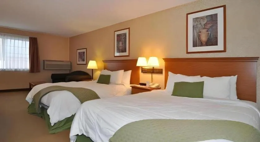 Bed in Best Western Rama Inn