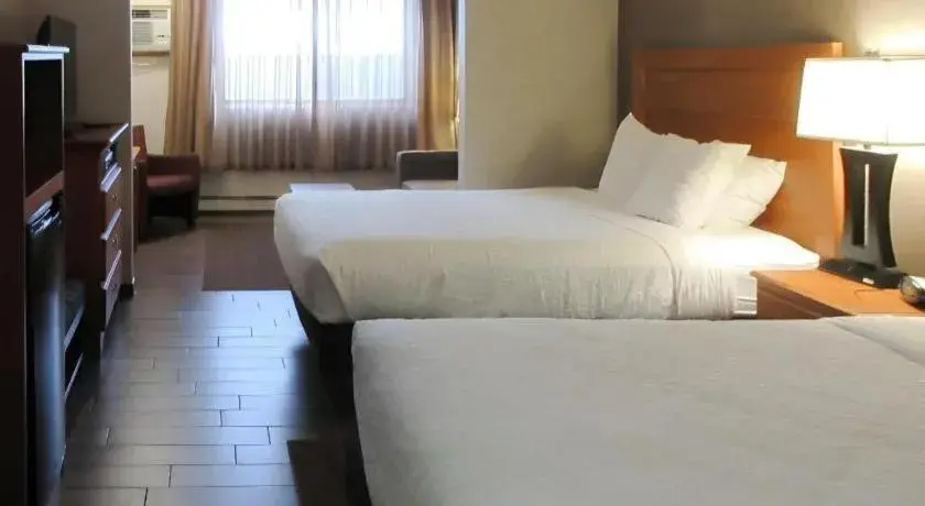 Bed in Quality Inn & Suites Detroit Lakes Bed in Quality Inn & Suites Detroit Lakes