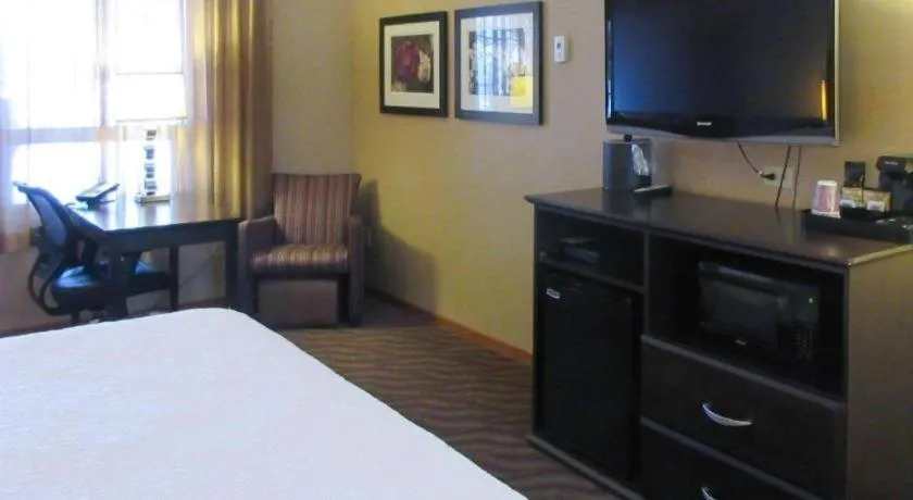 Bed in Quality Inn & Suites Detroit Lakes