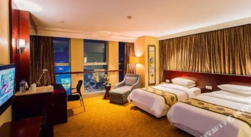 Bed in New Century Hotel Nanjing