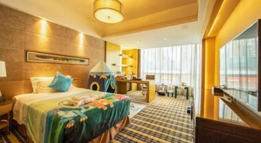 Bed in Yueyang Grand Skylight Hotel Bed in Yueyang Grand Skylight Hotel