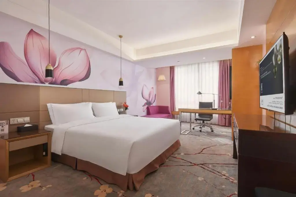 Bed in Yueyang Grand Skylight Hotel Bed in Yueyang Grand Skylight Hotel