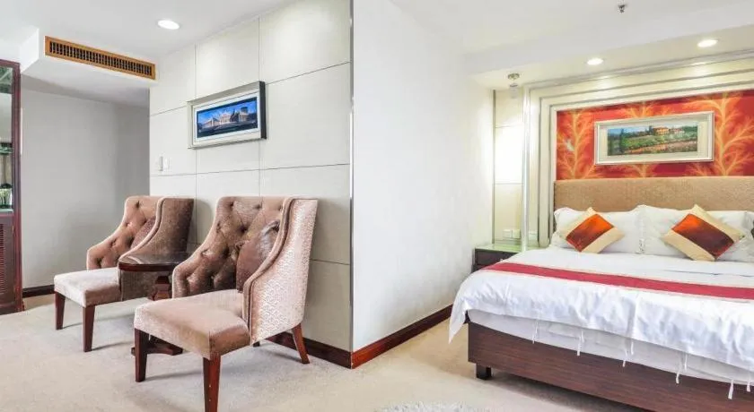 Bed in New World Hotel