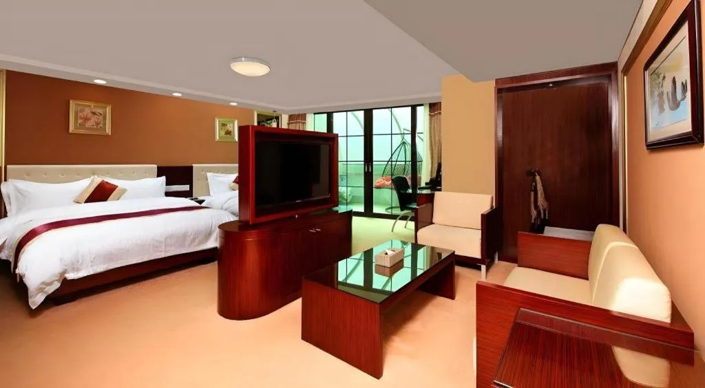 Bed in New World Hotel